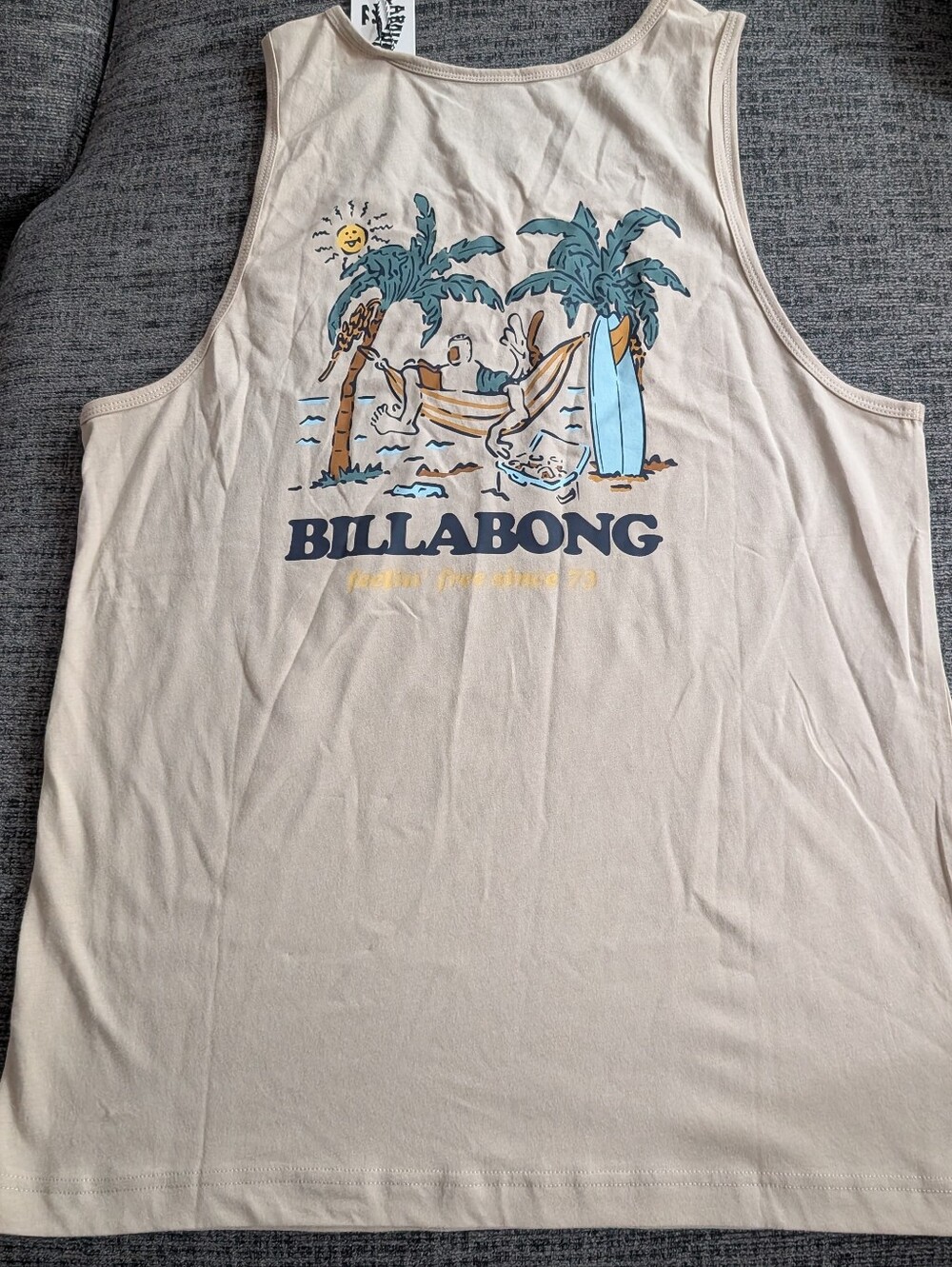 Billabong No Pressure Graphic Tank Top M